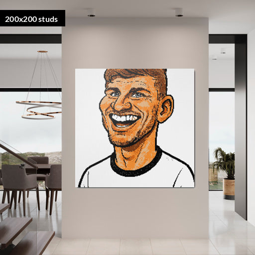 200*200studs, 160*160cm, 63*63inch