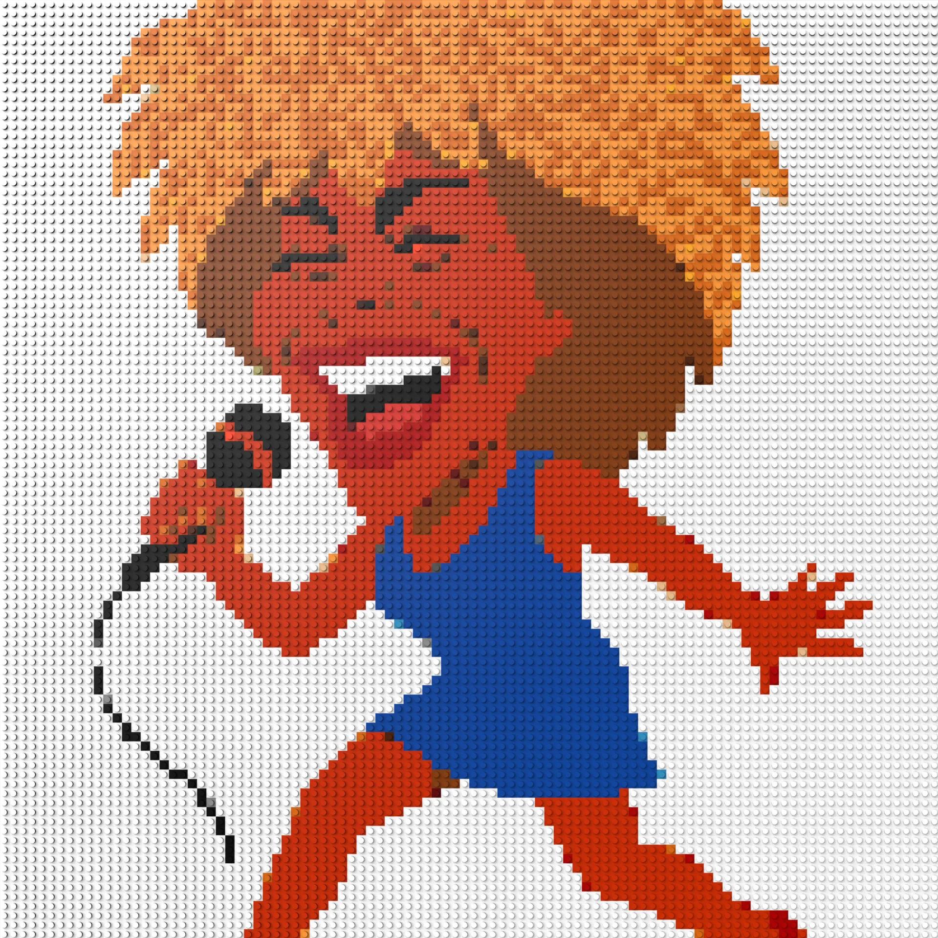 100*100studs, 80*80cm, 31,5*31,5inch