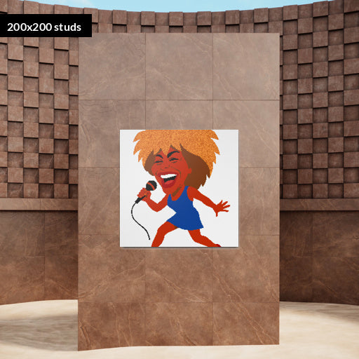 200*200studs, 160*160cm, 63*63inch