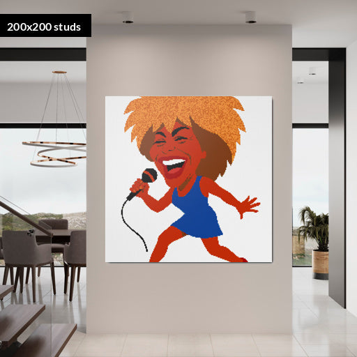 200*200studs, 160*160cm, 63*63inch
