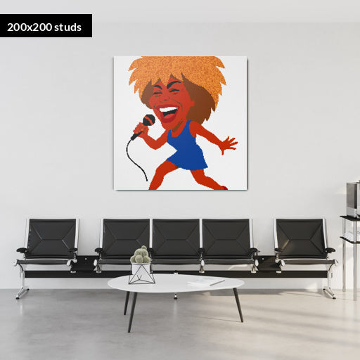 200*200studs, 160*160cm, 63*63inch