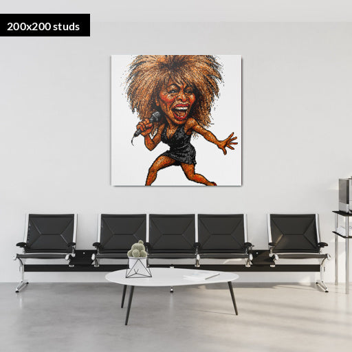 200*200studs, 160*160cm, 63*63inch