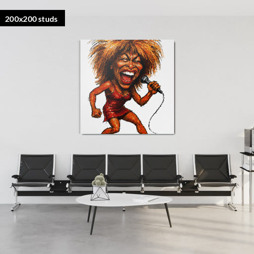 200*200studs, 160*160cm, 63*63inch