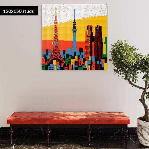 150*150studs, 120*120cm, 47,25*47,25inch