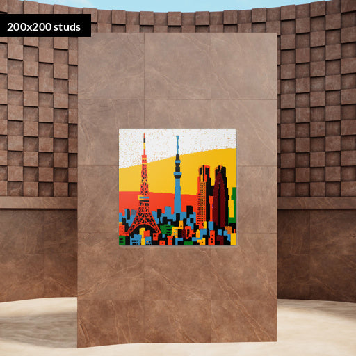 200*200studs, 160*160cm, 63*63inch