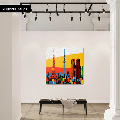 200*200studs, 160*160cm, 63*63inch