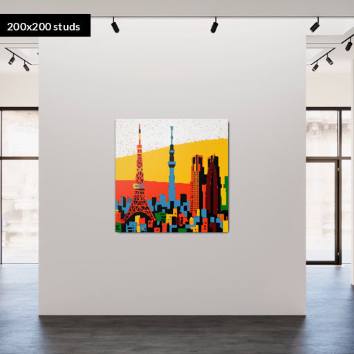 200*200studs, 160*160cm, 63*63inch