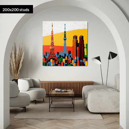 200*200studs, 160*160cm, 63*63inch