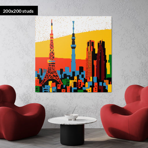 200*200studs, 160*160cm, 63*63inch