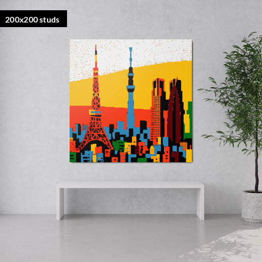 200*200studs, 160*160cm, 63*63inch
