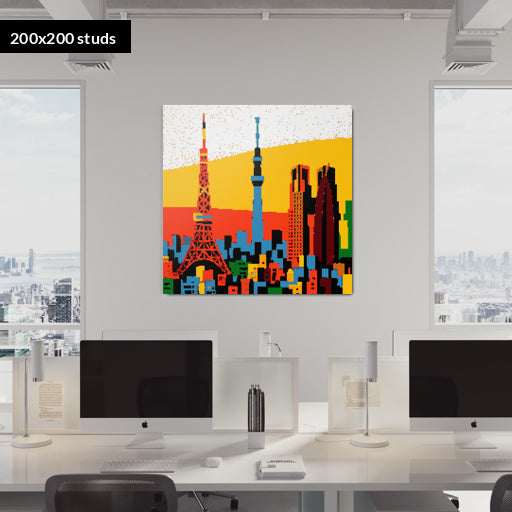 200*200studs, 160*160cm, 63*63inch