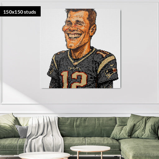 150*150studs, 120*120cm, 47,25*47,25inch