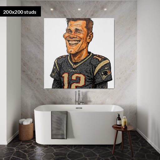 200*200studs, 160*160cm, 63*63inch