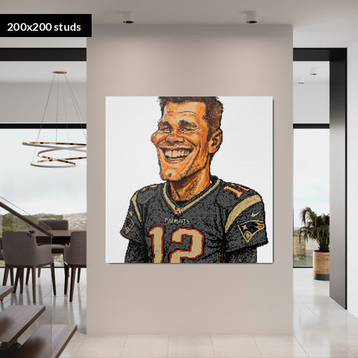 200*200studs, 160*160cm, 63*63inch