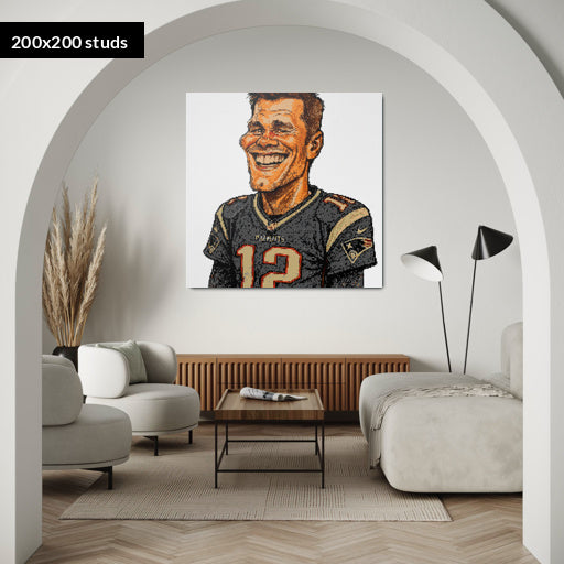 200*200studs, 160*160cm, 63*63inch