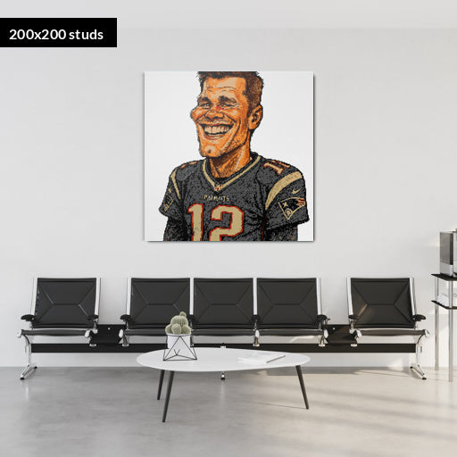 200*200studs, 160*160cm, 63*63inch