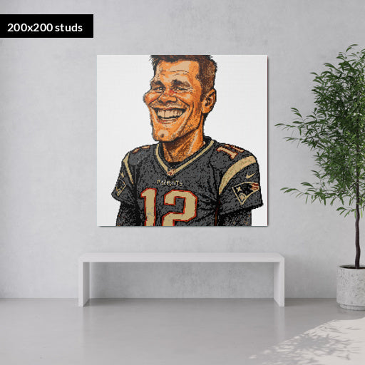 200*200studs, 160*160cm, 63*63inch