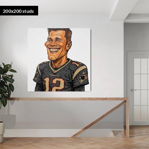 200*200studs, 160*160cm, 63*63inch