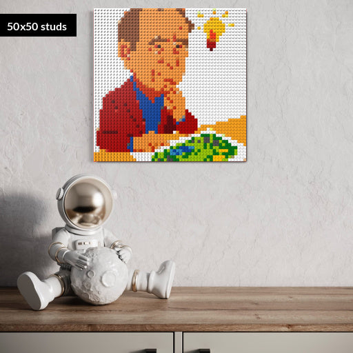 50*50studs, 40*40cm, 15,75*15,75inch