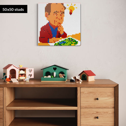 50*50studs, 40*40cm, 15,75*15,75inch