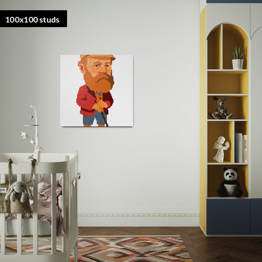 100*100studs, 80*80cm, 31,5*31,5inch