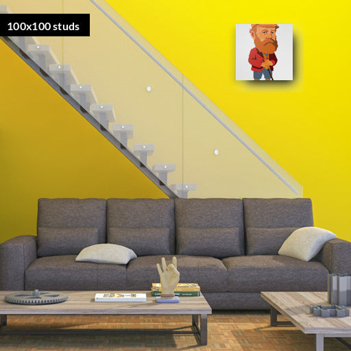 100*100studs, 80*80cm, 31,5*31,5inch