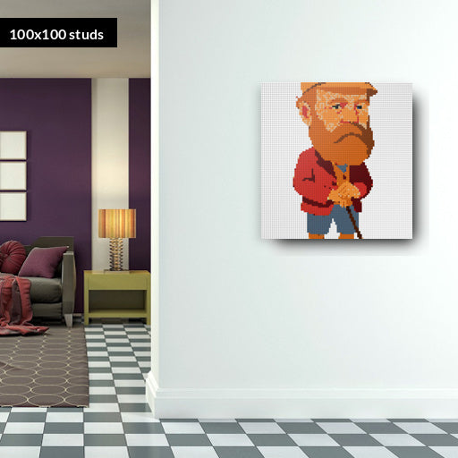 100*100studs, 80*80cm, 31,5*31,5inch
