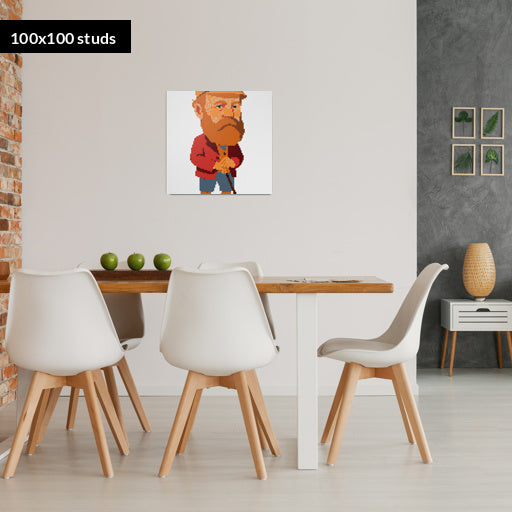 100*100studs, 80*80cm, 31,5*31,5inch