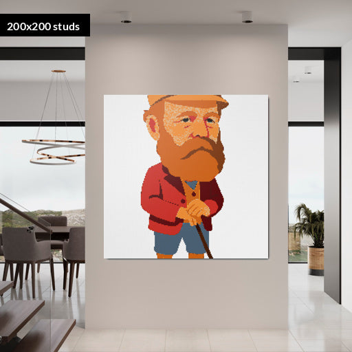 200*200studs, 160*160cm, 63*63inch