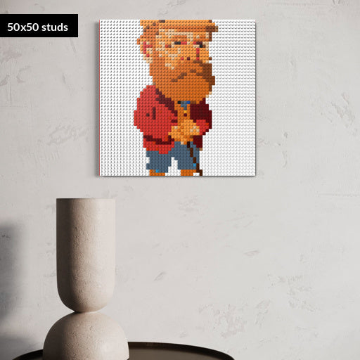 50*50studs, 40*40cm, 15,75*15,75inch