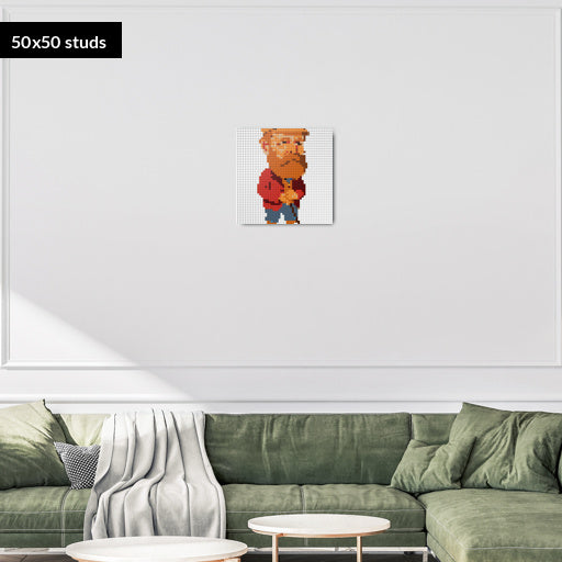 50*50studs, 40*40cm, 15,75*15,75inch