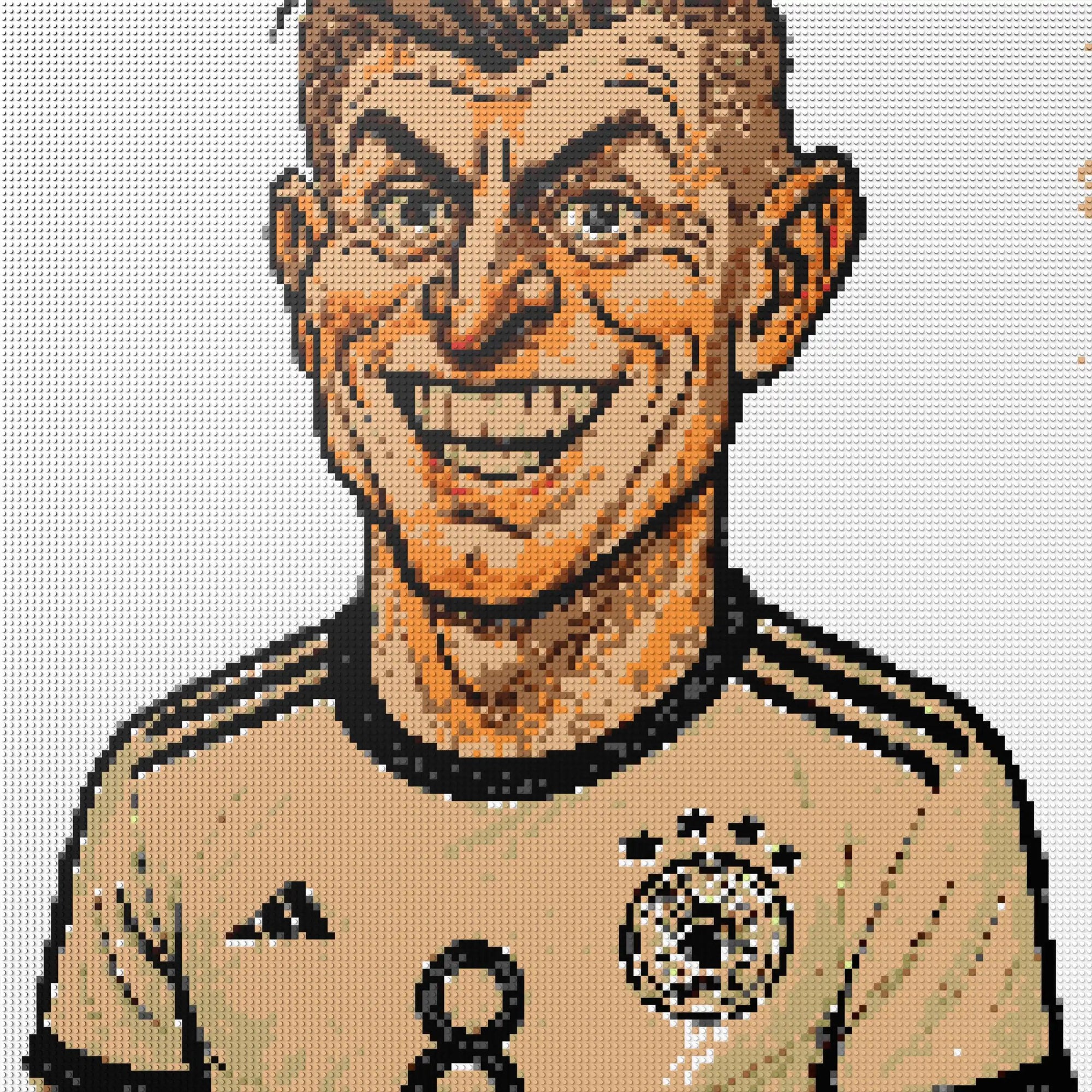 150*150studs, 120*120cm, 47,25*47,25inch