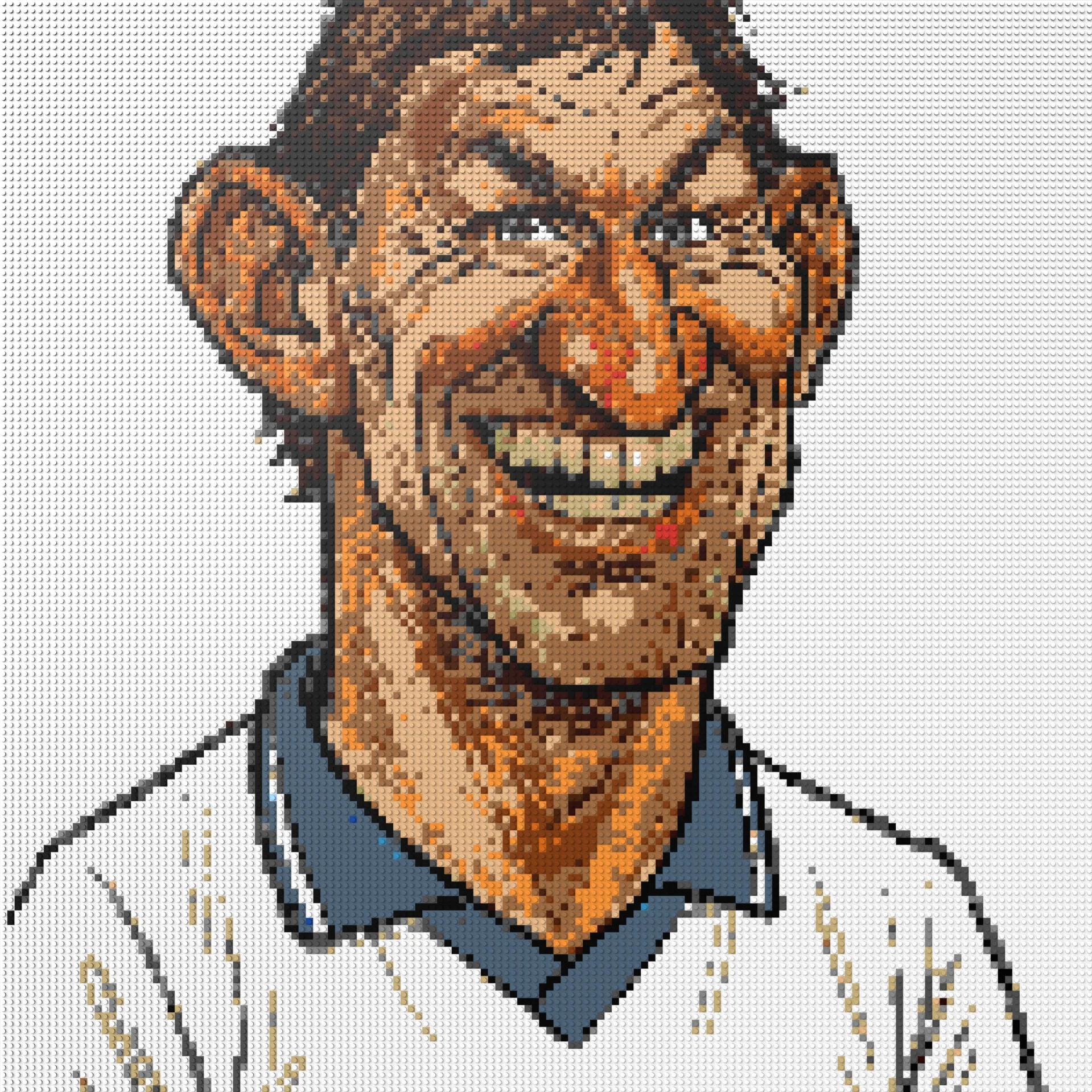 150*150studs, 120*120cm, 47,25*47,25inch