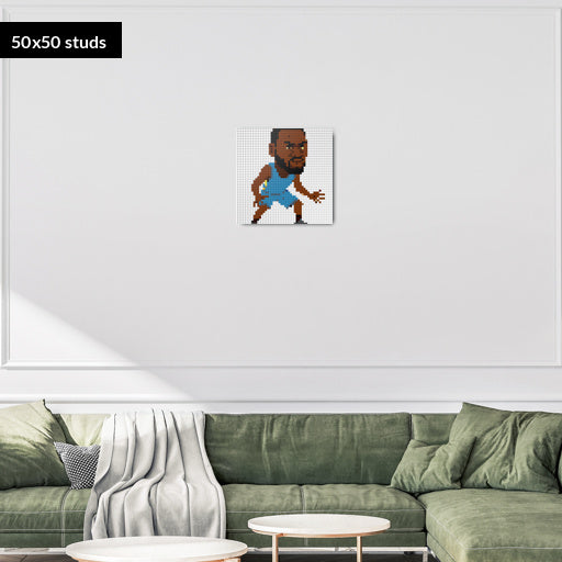 50*50studs, 40*40cm, 15,75*15,75inch