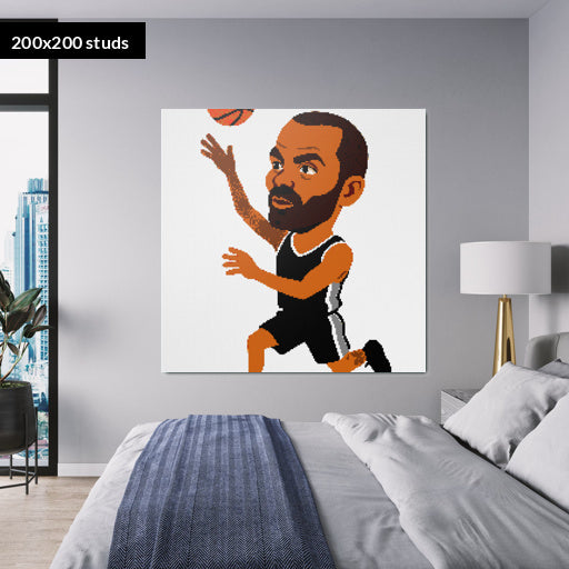 200*200studs, 160*160cm, 63*63inch