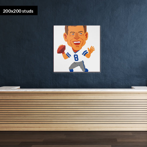 200*200studs, 160*160cm, 63*63inch