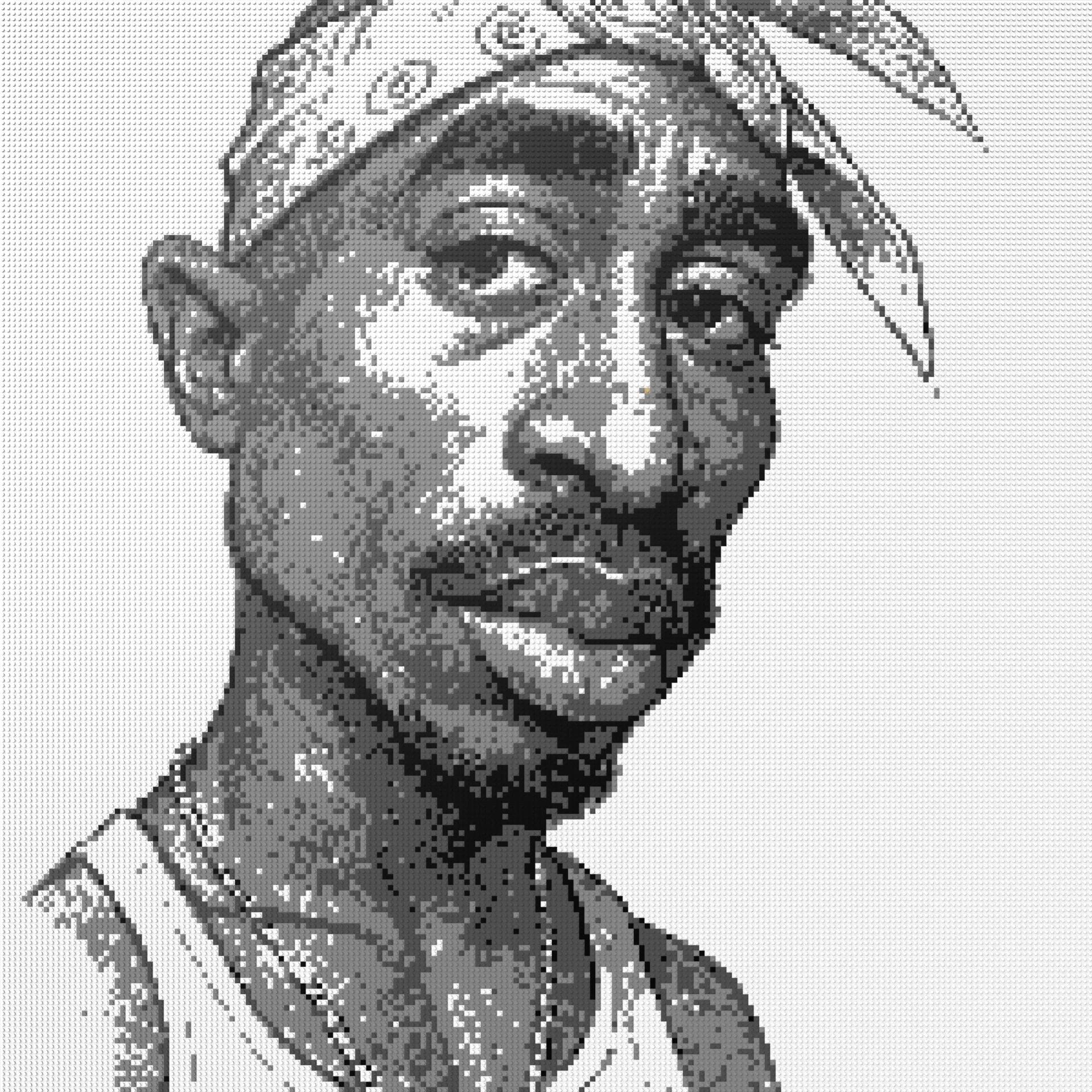 200*200studs, 160*160cm, 63*63inch