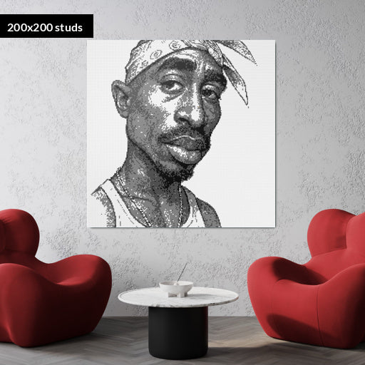 200*200studs, 160*160cm, 63*63inch