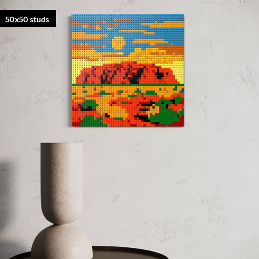 50*50studs, 40*40cm, 15,75*15,75inch