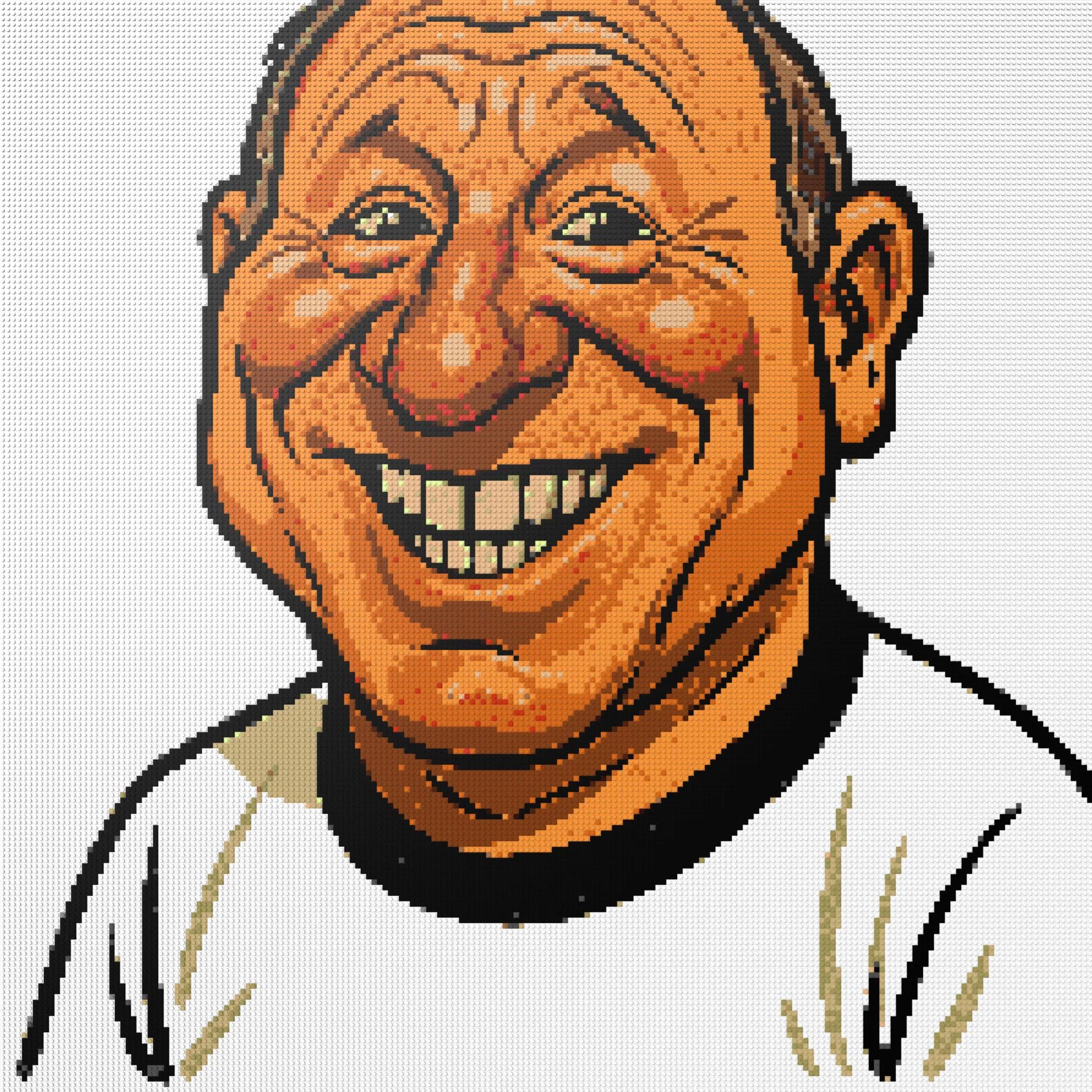 200*200studs, 160*160cm, 63*63inch