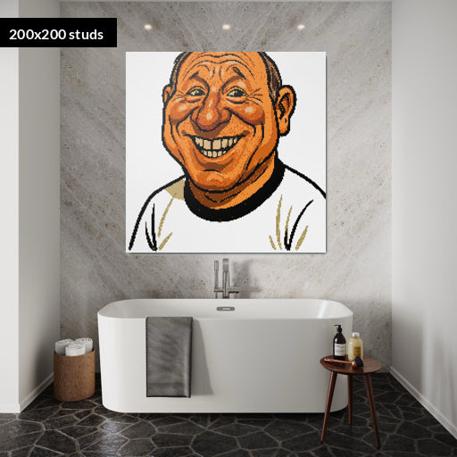 200*200studs, 160*160cm, 63*63inch