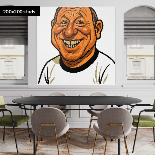 200*200studs, 160*160cm, 63*63inch