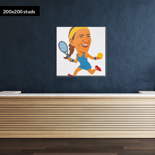 200*200studs, 160*160cm, 63*63inch