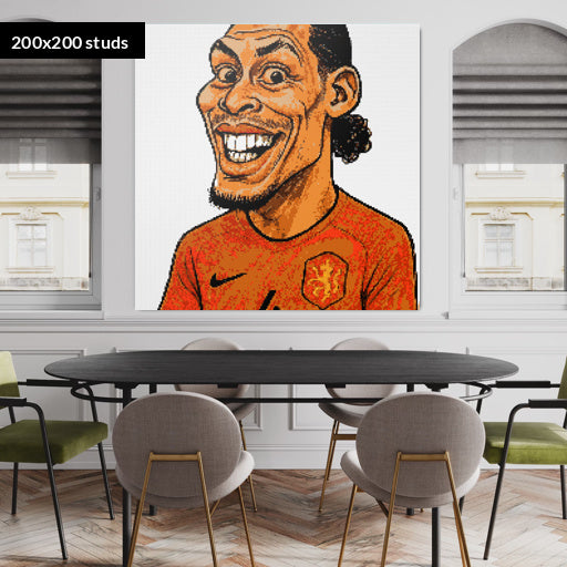 200*200studs, 160*160cm, 63*63inch