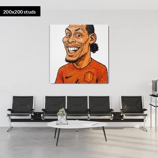 200*200studs, 160*160cm, 63*63inch