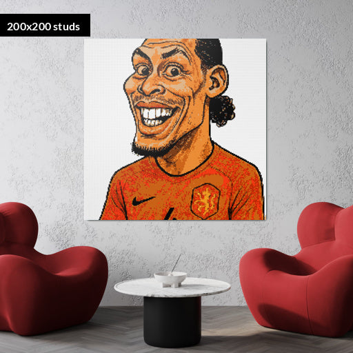 200*200studs, 160*160cm, 63*63inch