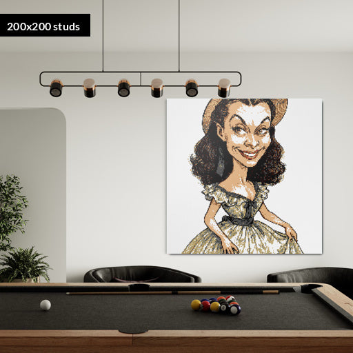 200*200studs, 160*160cm, 63*63inch