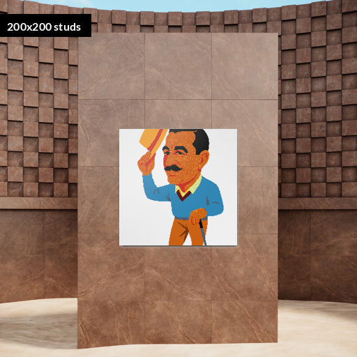 200*200studs, 160*160cm, 63*63inch