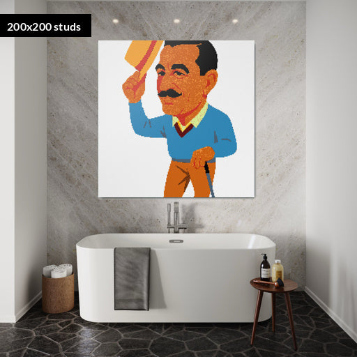 200*200studs, 160*160cm, 63*63inch