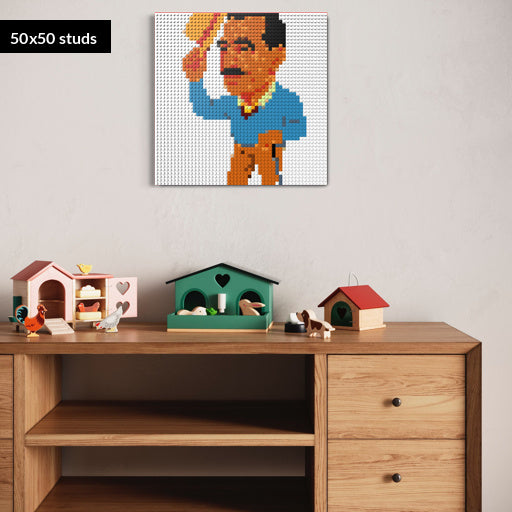 50*50studs, 40*40cm, 15,75*15,75inch